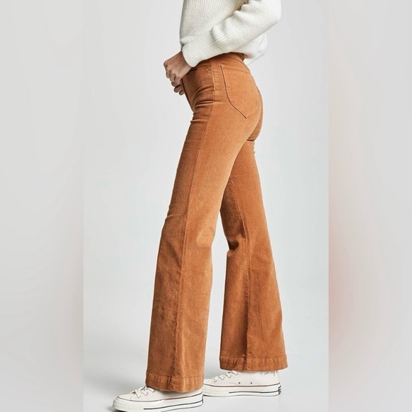 Rollas Eastcoast High Rise Flare Corduroy Jean Pants Size 25 - Picture 11 of 11